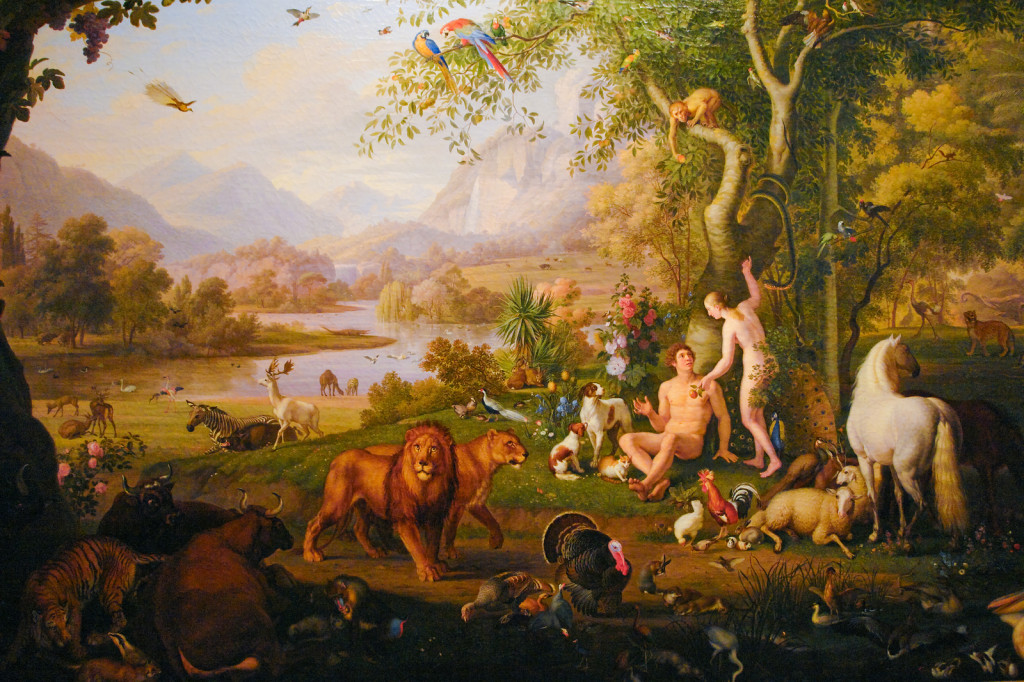 Adam and Eve by Wenzel Peter